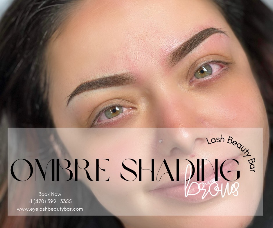 Ombre brow shading