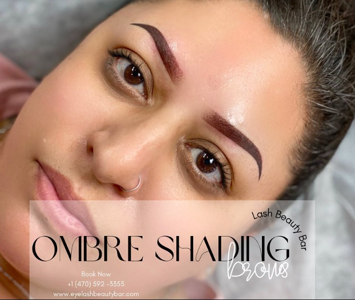 ombre brow healing process