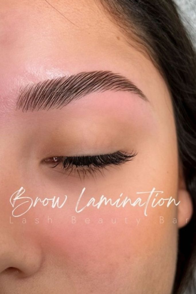 brow lamination services in Roswell