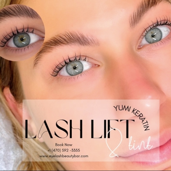 keratin lash lift and tint in Roswell