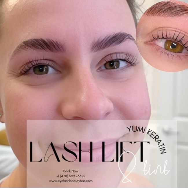 YUMI keratin lash lift Roswell