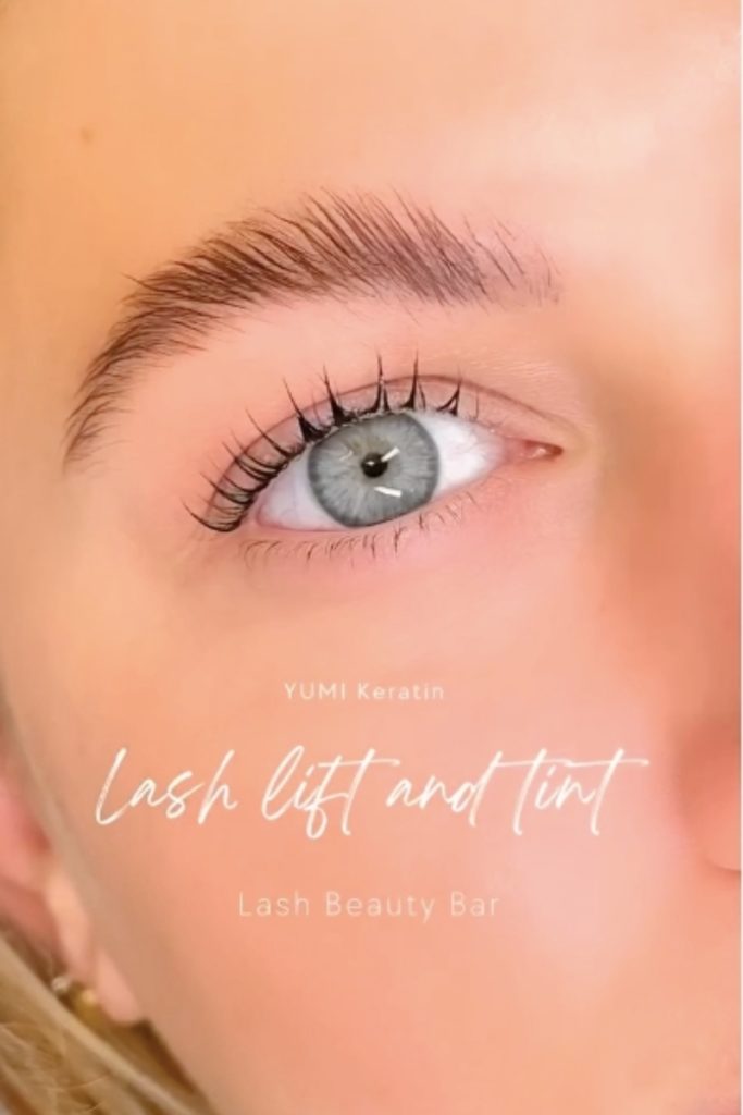 Keratin lash lift Roswell salon