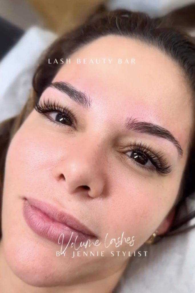 Lash and brow combo services Roswell