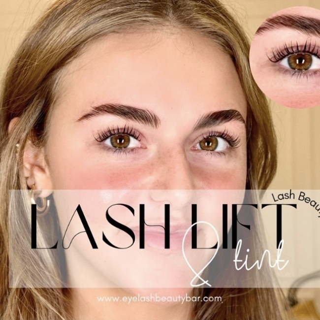 Lash lift and tint Roswell