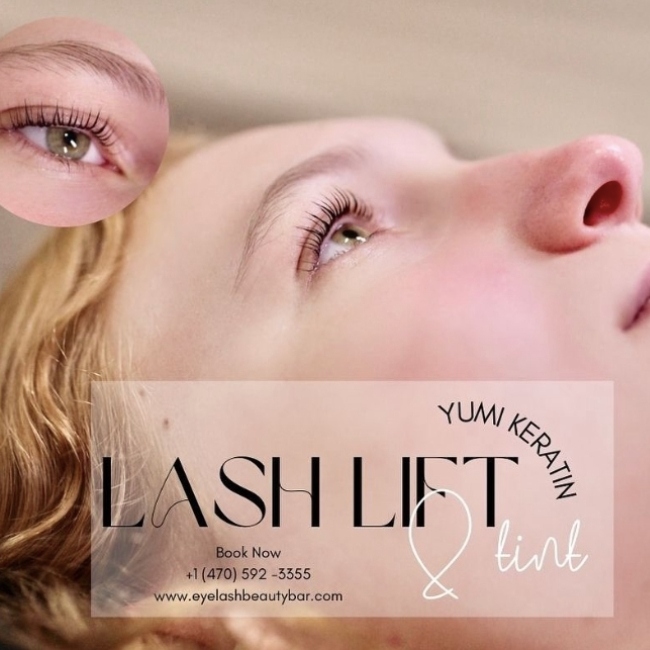 Lash lift and tint Roswell