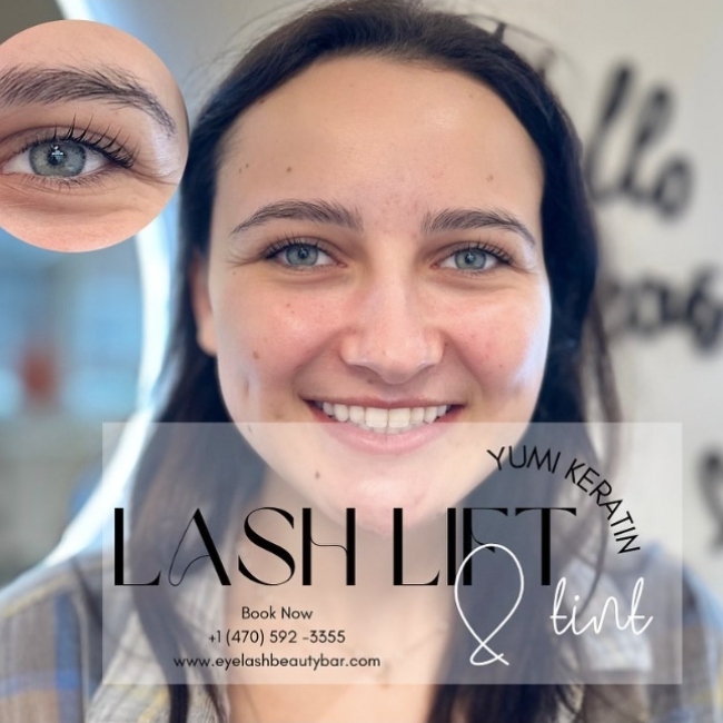 Lash lift and tint Roswell