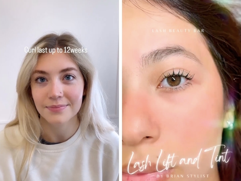 What is the process of a keratin lash lift