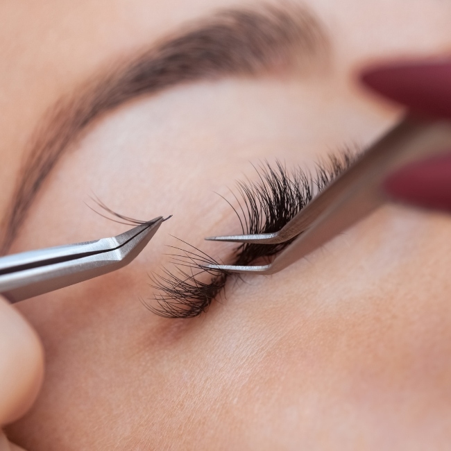 Eyelash extension removal services in John's Creek