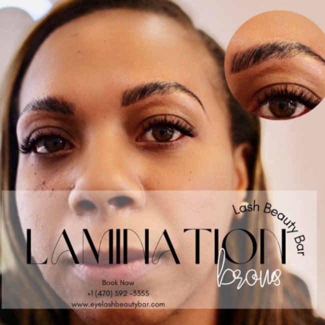 YUMI keratin brow lamination in Sandy Springs