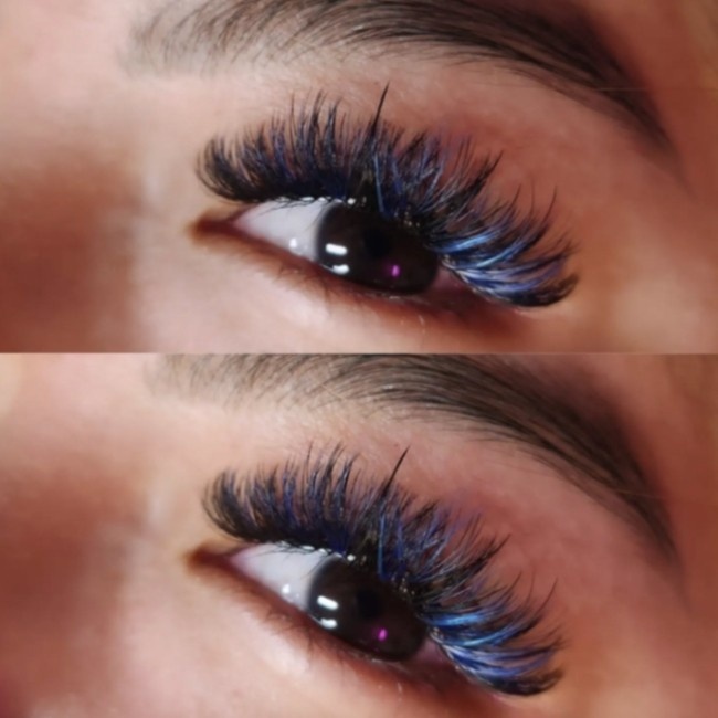 Colored Eyelash Extensions Dunwoody