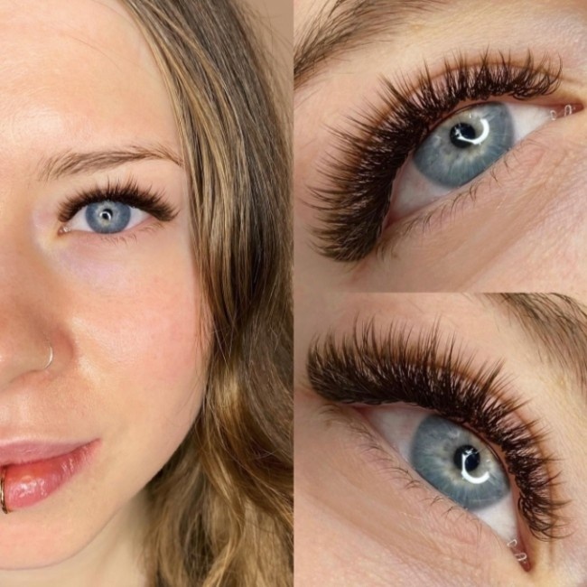 Fluffy wet lash style Dunwoody