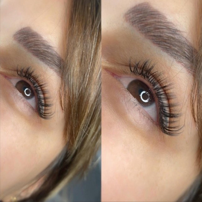 Fluffy wet lash style Dunwoody