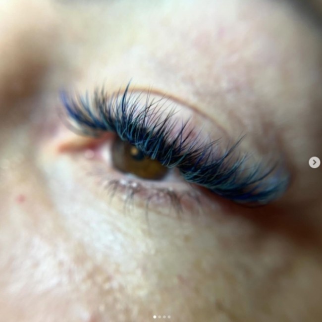 Pastel lash extensions Sandy Springs