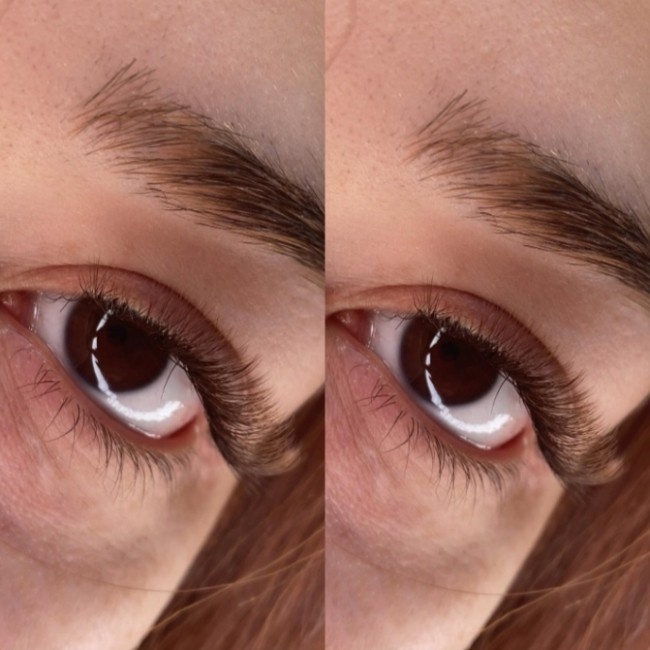 Warm-toned lash fill Alpharetta