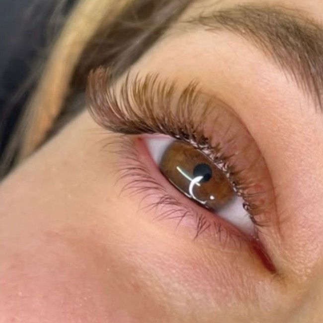 Warm-toned lash fill Alpharetta