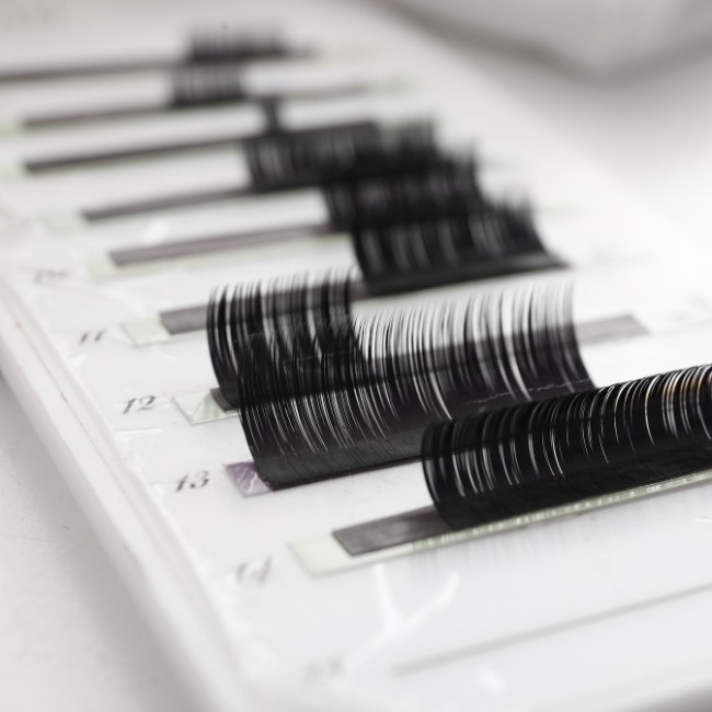 lash extension curl chart
